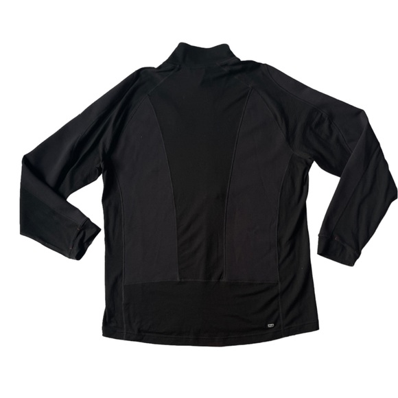 SmartWool PhD HyFi 1/2 Half Zip Mid Layer Top Mens XL black - Picture 6 of 7